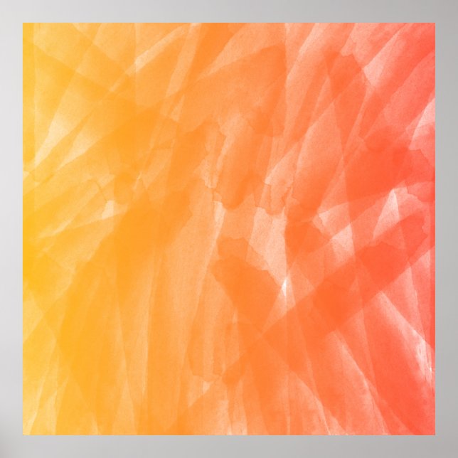 Watercolor abstract design poster (Front)