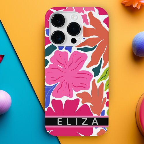 Watercolor abstract floral custom Phone Case
