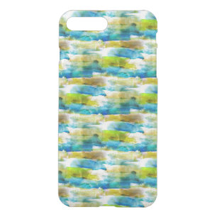 Watercolor abstract green, blue iPhone 8 plus/7 plus case
