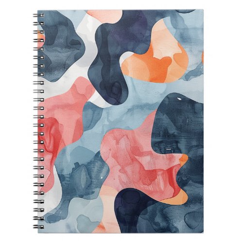 Watercolor Abstract Illustration Notebook