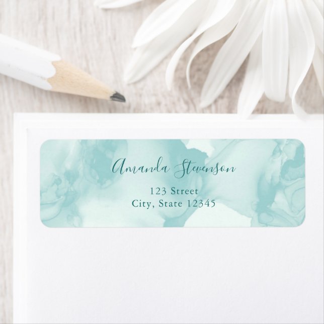 Watercolor abstract label (Insitu)