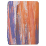 Watercolor Abstract: Orange Blue Blend iPad Air Cover