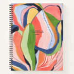 Watercolor Abstract Painting Doodle Sketchbook Notebook at Zazzle