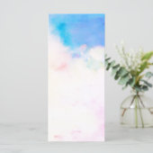 Watercolor abstract Pattern Bookmark Rack Card (Standing Front)