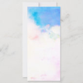 Watercolor abstract Pattern Bookmark Rack Card (Front)