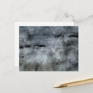 Watercolor Abstract Postcard