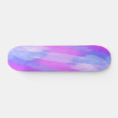 Watercolor Abstract Texture in Pastel Colors Skateboard (Horz)