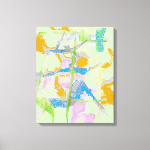Watercolor Abstraction Canvas Print