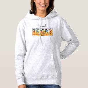 Watercolor, African Art Heart Warming Dance Hoodie