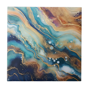 Watercolor Agate Tile