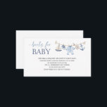 Watercolor Ahoy it is a boy baby shower books for Enclosure Card<br><div class="desc">Watercolor Ahoy it is a boy baby shower books for baby Enclosure Card</div>