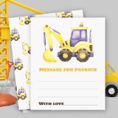 Watercolor airplane birthday time capsule message