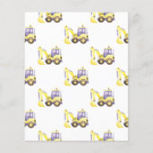 Watercolor airplane birthday time capsule message (Back)