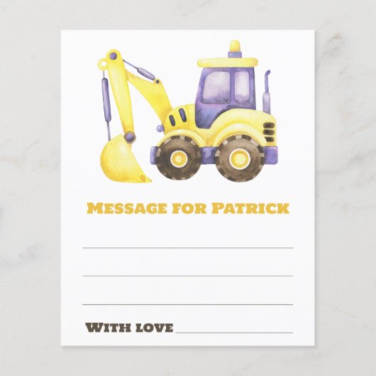 Watercolor airplane birthday time capsule message (Front)