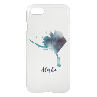 Watercolor Alaska United States iPhone SE/8/7 Case