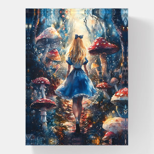 Watercolor Alice in Wonderland Paperweight