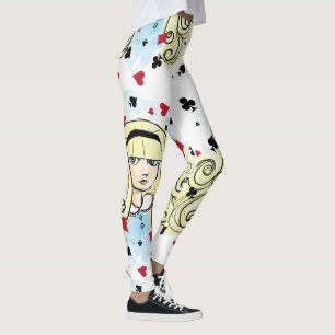 Watercolor Alice Leggings