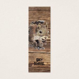 Watercolor American Squirrel Animal  BookMark