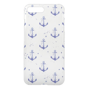 Watercolor Anchor Pattern 2 iPhone 8 Plus/7 Plus Case