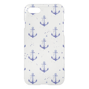 Watercolor Anchor Pattern 2 iPhone SE/8/7 Case