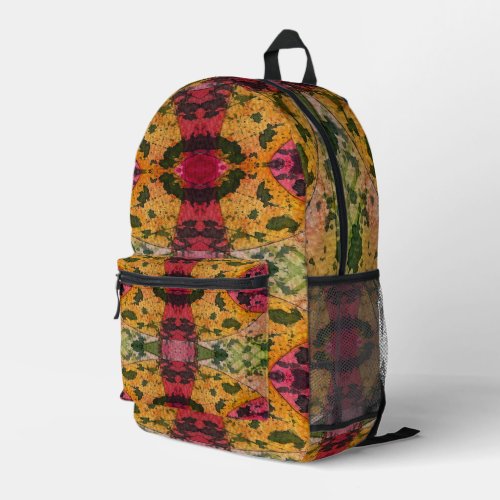 Watercolor And Ink Abstract Expressionism Art Printed Backpack