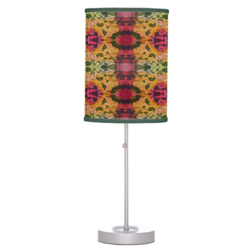 Watercolor And Ink Abstract Expressionism Art Table Lamp