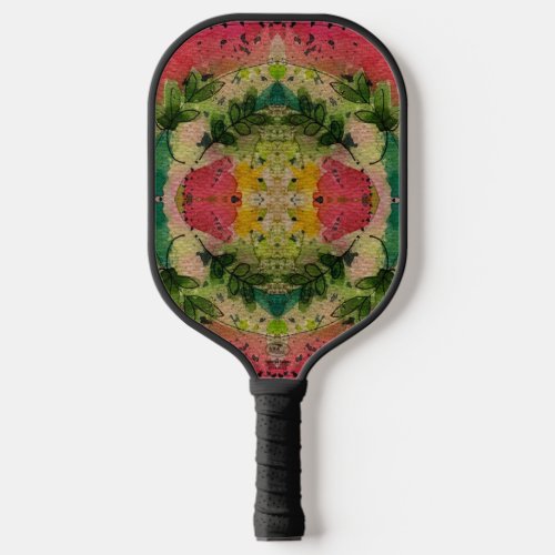 Watercolor And Ink Abstract Impressionism Art Pickleball Paddle