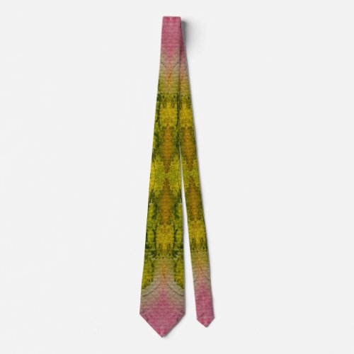 Watercolor And Ink Abstract Impressionistic  Neck Tie