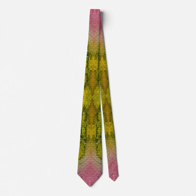 Watercolor And Ink Abstract Impressionistic  Neck Tie (Front)