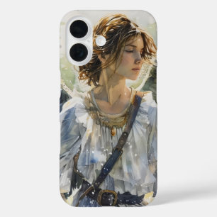 Watercolor Angel Girl iPhone 16 Case