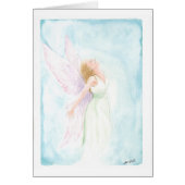 Watercolor Angel or Fairy (Blank Inside) (Front)
