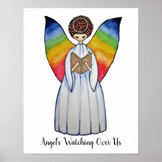 Rainbow Watercolor Posters Zazzle