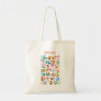 Watercolor Animal Alphabet Adorable Personalized Tote Bag