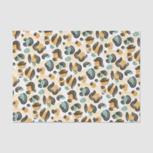 Watercolor Animal Leopard Print Tissue Paper