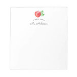 Watercolor Apple Note from Teacher Notepad