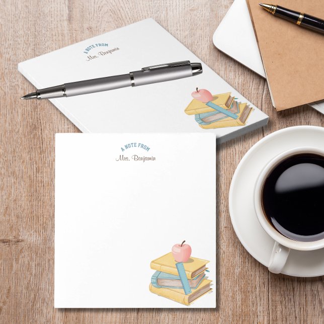 Watercolor Apple Note from Teacher Notepad (Creator Uploaded)