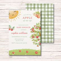 Watercolor Apple Orchard Baby Shower