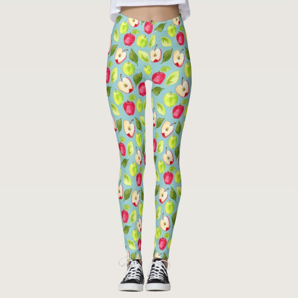 apple shape leggings