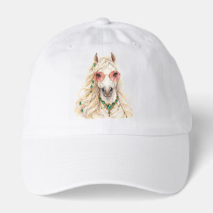 Watercolor Arabian Horse Cute Animal Art Hat