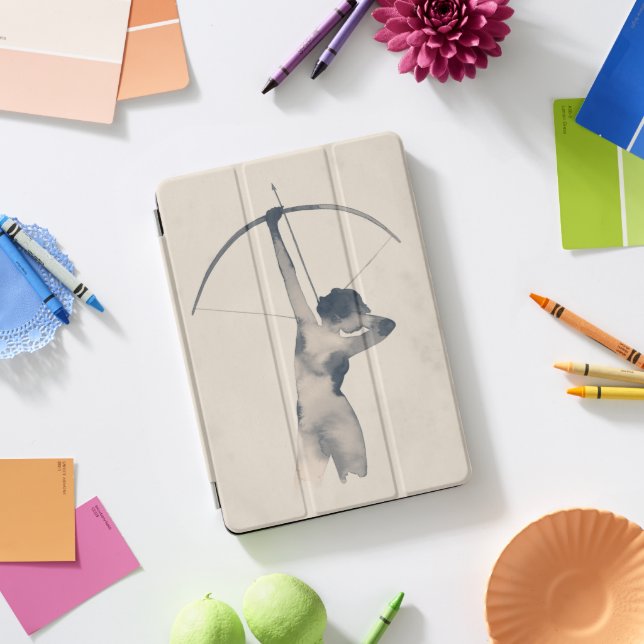 Watercolor Archeress iPad Pro Cover (Desk)