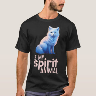Watercolor Arctic Fox is my Spirit Animal T-Shirt