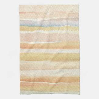 Watercolor art background, texture kitchen towel