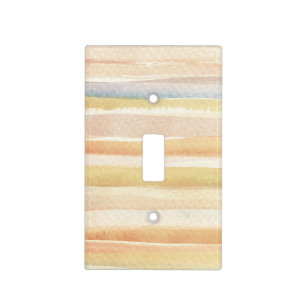 Watercolor art background, texture light switch cover