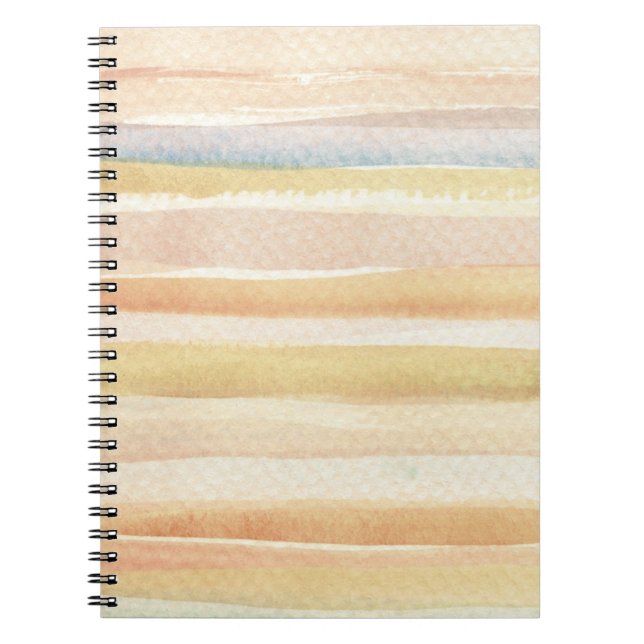 Watercolor art background, texture notebook (Front)