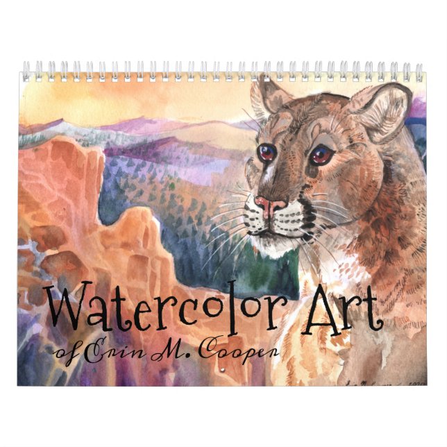 Watercolor Art Calendar (Cover)
