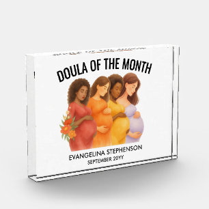 Watercolor Art DOULA OF THE MONTH Acrylic Award