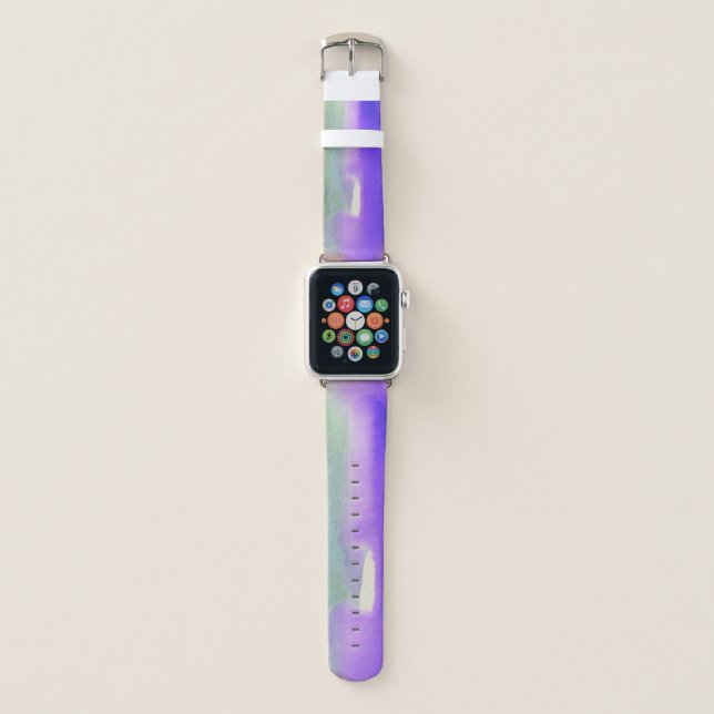 Watercolor Art Play 006 Apple Watch Band (Front)
