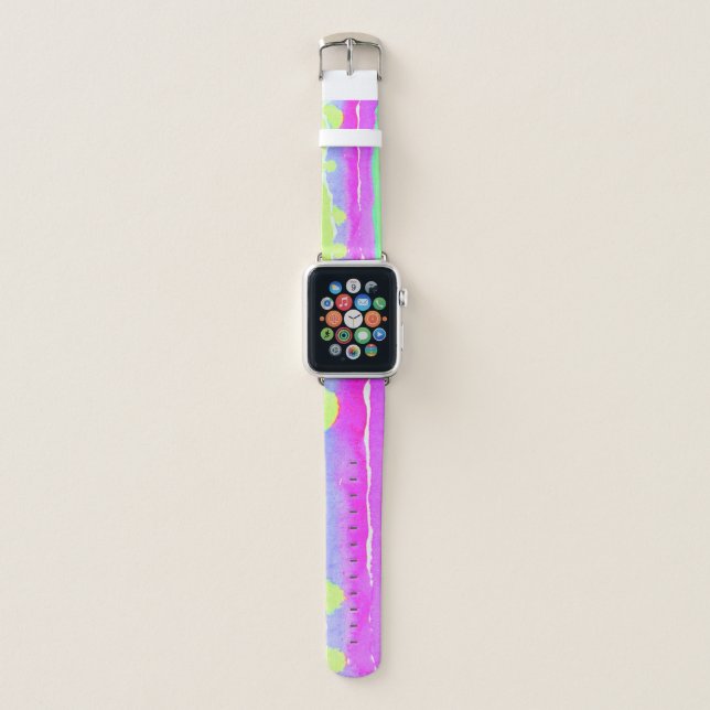 Watercolor Art Play 007 Apple Watch Band (Front)