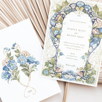 Watercolor Arts & Crafts Wedding
