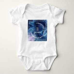 Watercolor Astrology - Gemini Baby Bodysuit
